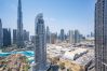 Apartment in Dubai - Chic 2BR w/ Exquisite Burj Khalifa & fountain View