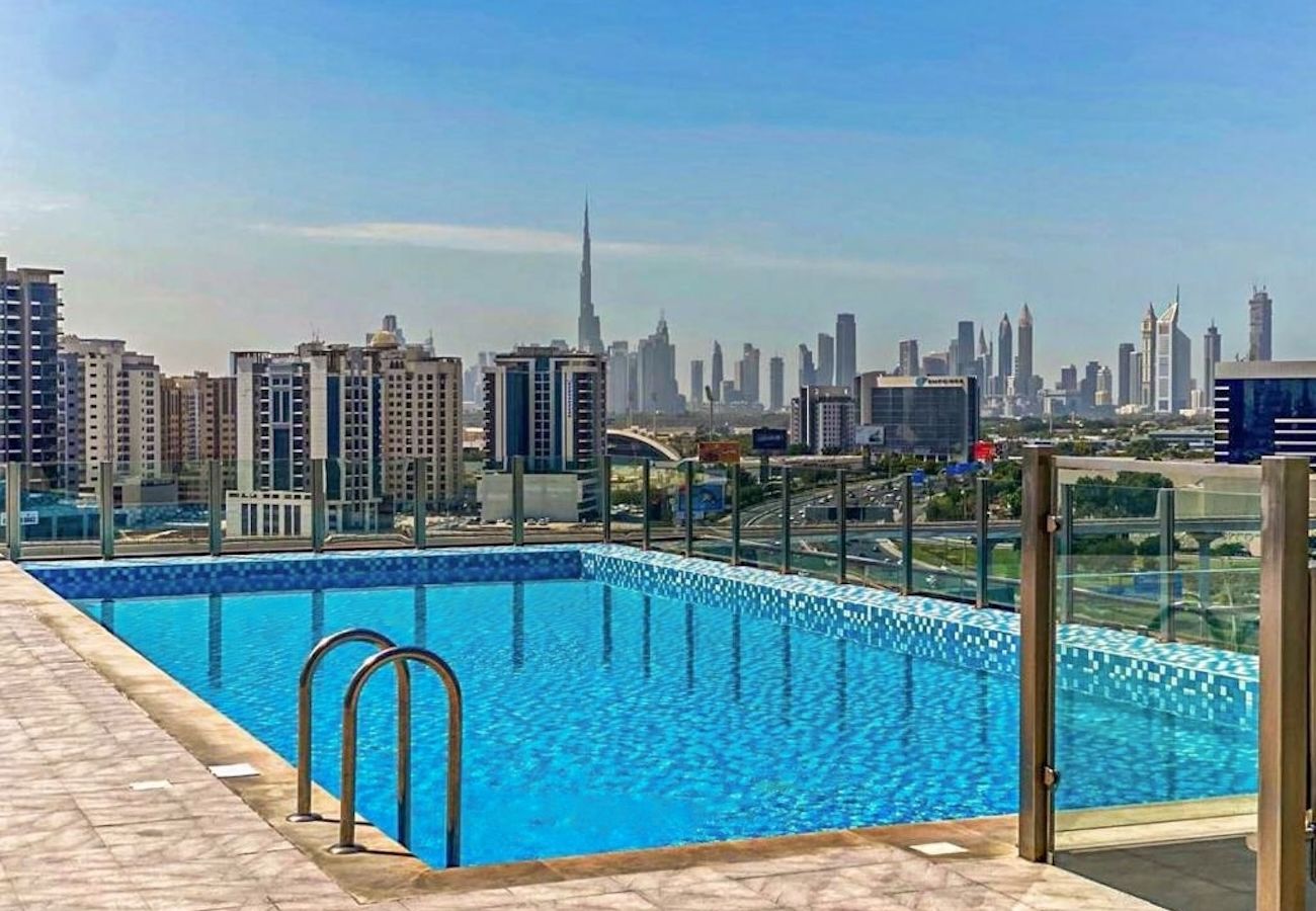 Apartment in Dubai - Chic 2BR Apt with Contemporary Design