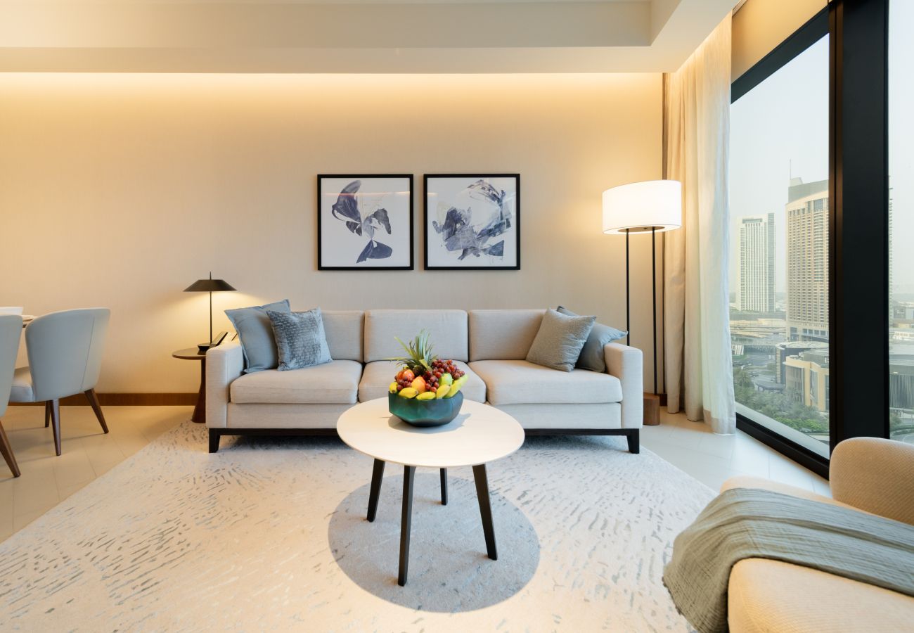 Apartment in Dubai - Lavish 2BR Apt w/ Burj Khalifa View