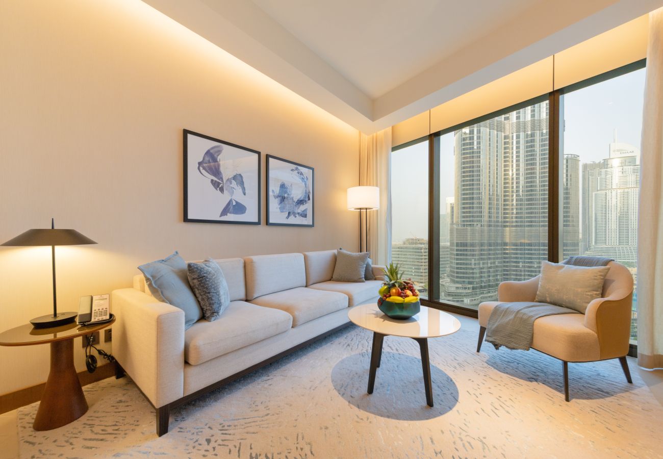 Apartment in Dubai - Lavish 2BR Apt w/ Burj Khalifa View