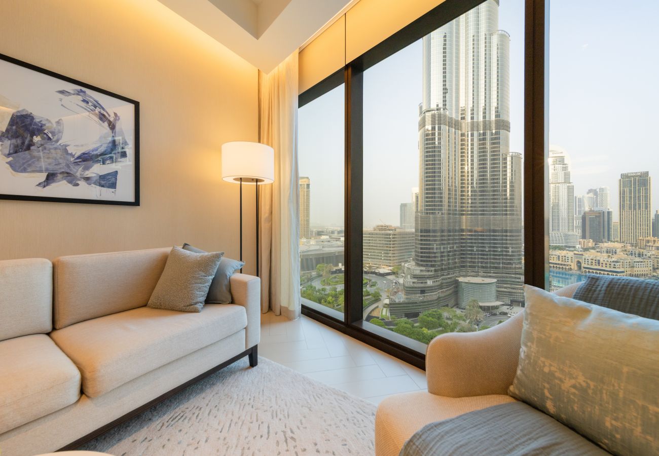 Apartment in Dubai - Lavish 2BR Apt w/ Burj Khalifa View