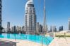Apartment in Dubai - Stunning 3BR w/Burj Khalifa & Fountain View